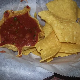Complimentary Chips and Salsa