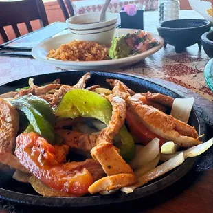 Chicken fajitas