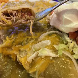 Chicken enchilada verde