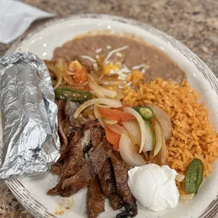 Carne Asada Plate