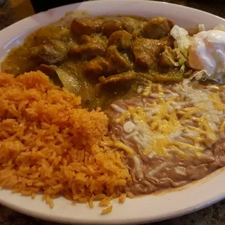 Chile Verde Plate