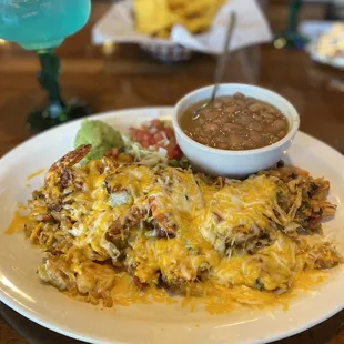 Camarones con Rajas y Crema