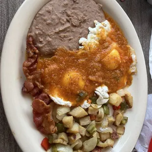 Huevos Rancheros for $8.99 good stuff.