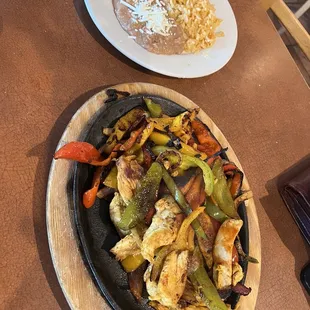 Chicken fajitas