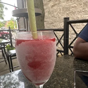 Frozen wine spritzer