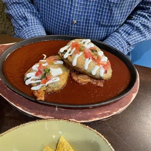 Chile rellenó