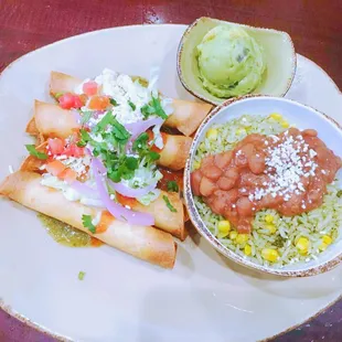 Baked Chicken Flautas
