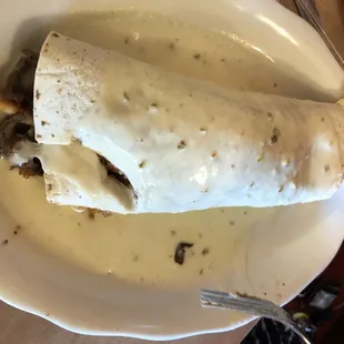 Steak burrito