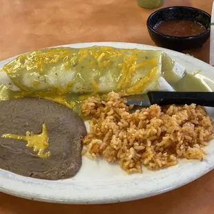 Smothered Chicken Burrito