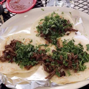 Steak tacos