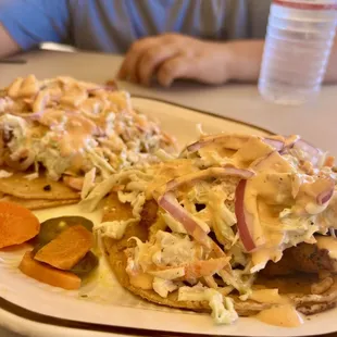 Breaded/Empanizado Shrimp tacos