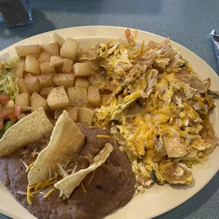 3 Eggs Migas Plate Breakfast
