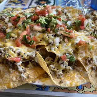 Beef and Cheese Nachos