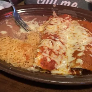 Combo #25. All was really good. Pops ate all of it