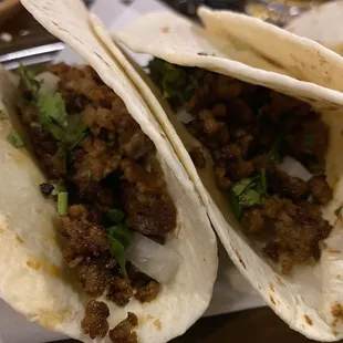 Chorizo tacos were so good!