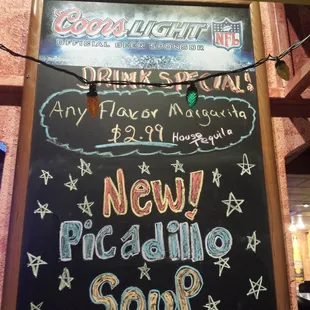Drink Specials Sign