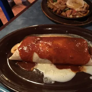 a plate of enchiladas