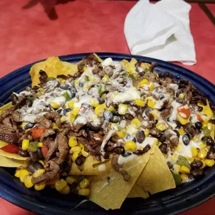 Steak nachos