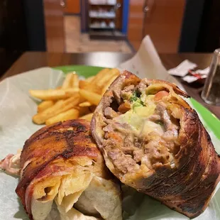 Special burrito. Not on the regular menu