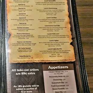 This is page 3 of their menu.  Photo taken December 30, 2022.