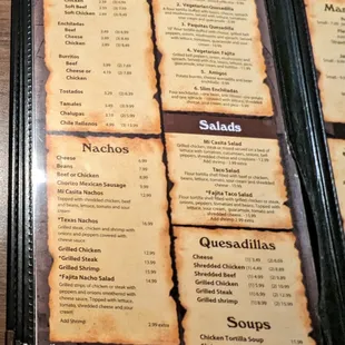 This is page 6 of their menu.  Photo taken December 30, 2022.