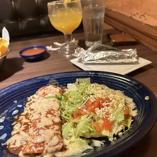 Combination 3. One Enchilada, One Chalupa and One Taco