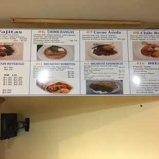 Menu boards