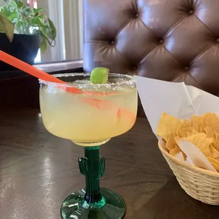 Very small margarita (tasty though)