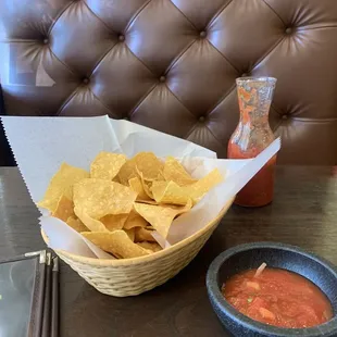 Complimentary chips and salsa (not homemade)