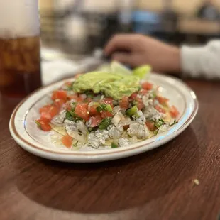 Ceviche Tostada