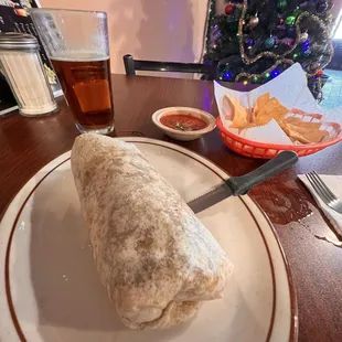 Carne asada burrito