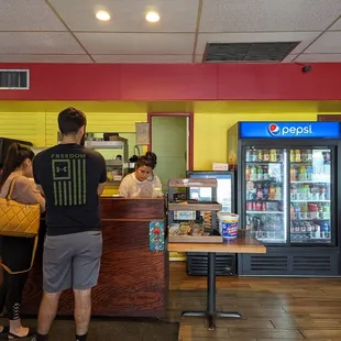 Order at the counter