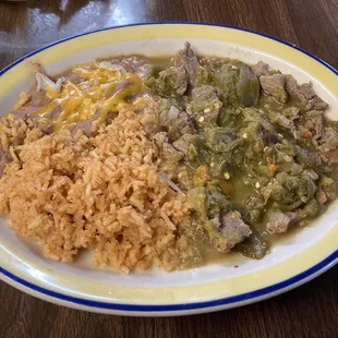 Green Chile plate. Delicious!