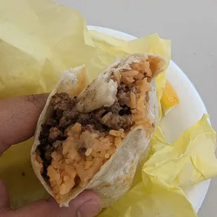 Another pic of the burrito filling