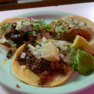 a plate of mexican food