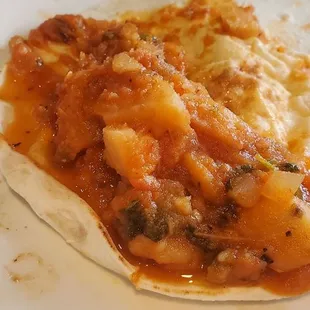 Papa Rabchera Taco