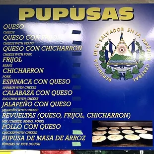 a menu for a mexican restaurant