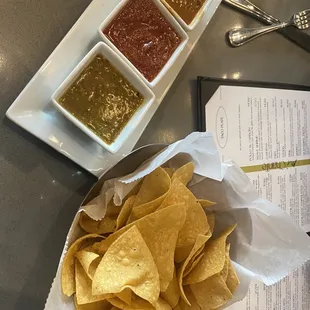 House chips and salsa