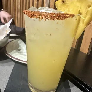 Pineapple habenero margarita