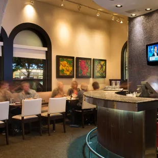 sushi and sashimi, interior