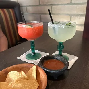 Strawberry and Classic Margarita