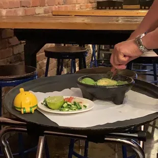 Table side guac was amazing