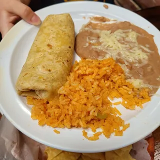 Kids Bean and Cheese Burrito