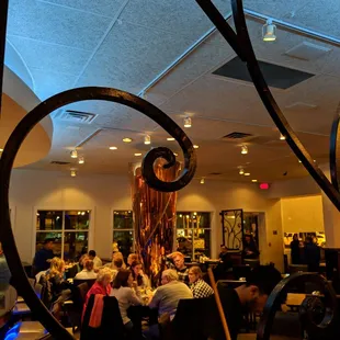 View of the restaurant from our table