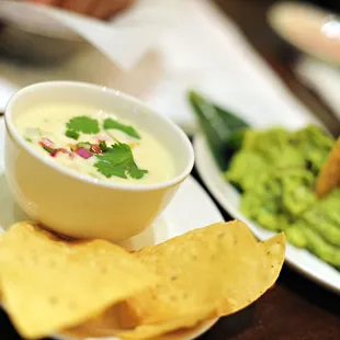 Queso Blanco and Guacamole Mexicana