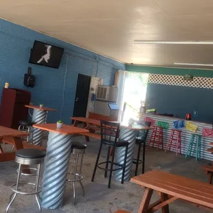 the inside of a restaurant