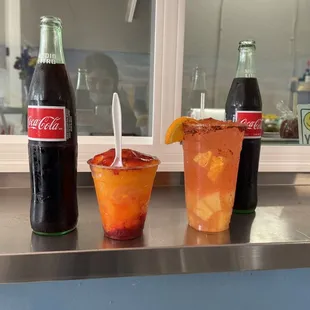 Mexican Coke, delicious mangonadas, and great rusas!
