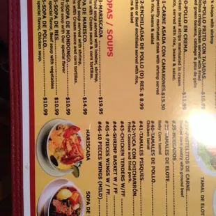 Menu page 4