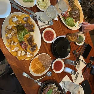 Fajita nachos  Fajitas  Spicy margarita  Beef burritos