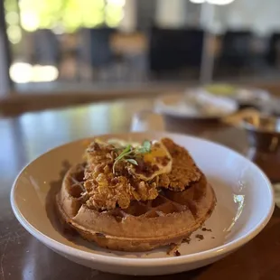 Chicken &amp; waffles